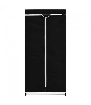 vidaXL Wardrobe Black 75x50x160 cm