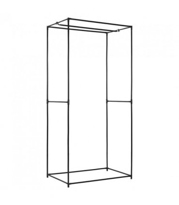 vidaXL Wardrobe Black 75x50x160 cm