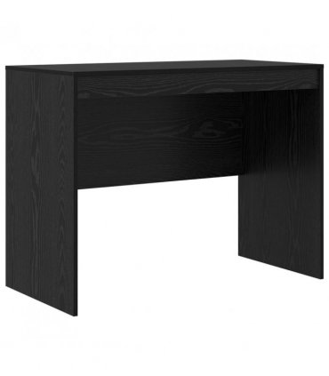 vidaXL Desk with Drawer 2 pcs Black Oak