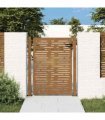 vidaXL Garden Gate 100x125 cm Corten Steel Square Design