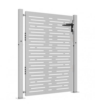 vidaXL Garden Gate 100x125 cm Corten Steel Square Design