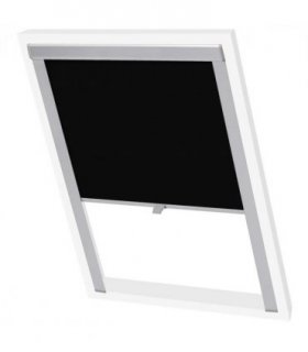 vidaXL Blackout Roller Blinds Black U08/808 GGL and GGU