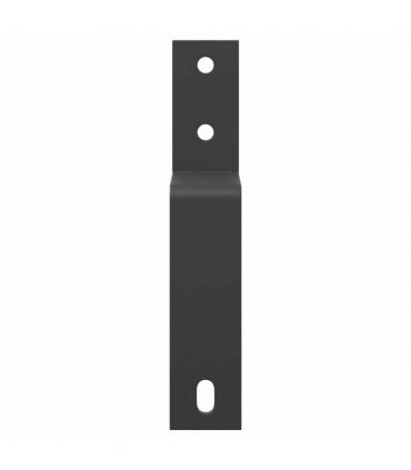 vidaXL Barn Door Bypass Brackets 5 pcs for Flat Rails Carbon Steel