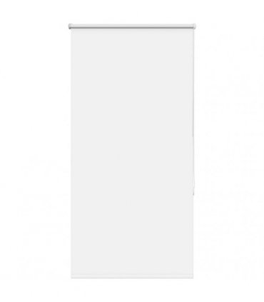 vidaXL Roller Blind Blackout White 85x150 cm Fabric Width 80.7 cm Polyester