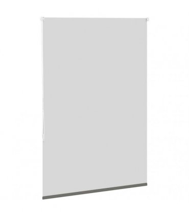 vidaXL Roller Blind Blackout Grey 110x130 cm Fabric Width 105.7 cm Polyester