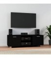 vidaXL TV Cabinet Black 120x40.5x35 cm Engineered Wood