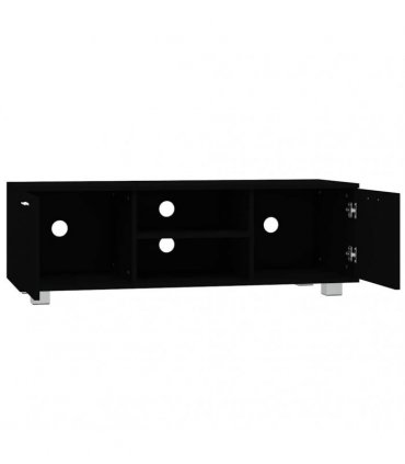 vidaXL TV Cabinet Black 120x40.5x35 cm Engineered Wood