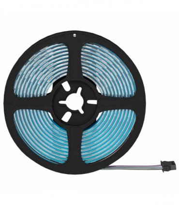 vidaXL LED Strip 2 pcs Black and Transparent 2500 mm