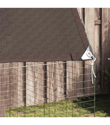 vidaXL Rabbit Cage Silver 400 x 100 x 210 cm Galvanised Steel