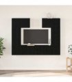 vidaXL TV Cabinet Set Wall-mounted 6 pcs Black Oak Engineered Wood