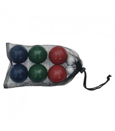 vidaXL 8 Piece Bocce Ball Set with Carrying Bag Solid Pine Wood