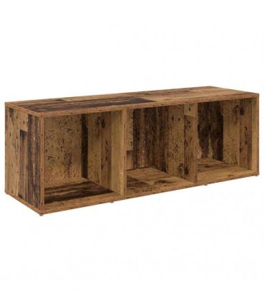 vidaXL TV Cabinet Set 2 pcs Old Wood 107 x 35 x 37 cm Engineered Wood
