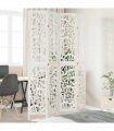 vidaXL Room Divider 4 Panels White Solid Wood Paulownia
