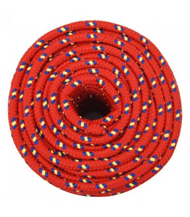 vidaXL Boat Rope Red 14 mm 25 m Polypropylene