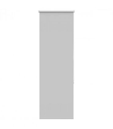 vidaXL Roller Blind Blackout Light Grey 45x175 cm Fabric Width 40.7 cm Polyester
