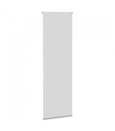 vidaXL Roller Blind Blackout Light Grey 45x175 cm Fabric Width 40.7 cm Polyester