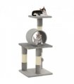 vidaXL Cat Tree with Sisal Scratching Posts 65 cm Grey