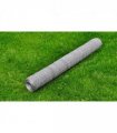 vidaXL Chicken Wire Fence Galvanised Steel 25x1 m Silver