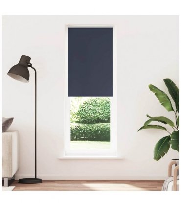 vidaXL Roller Blind Blackout Marine 70x230 cm Fabric Width 65.7 cm Polyester