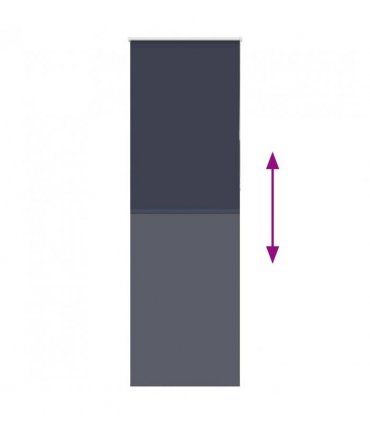 vidaXL Roller Blind Blackout Marine 70x230 cm Fabric Width 65.7 cm Polyester