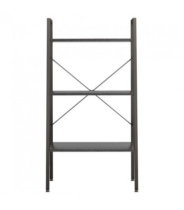 vidaXL 3-Tier Standing Shelf Black 56x35x108 cm