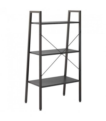 vidaXL 3-Tier Standing Shelf Black 56x35x108 cm