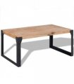 vidaXL Coffee Table Solid Acacia Wood 100x60x45 cm