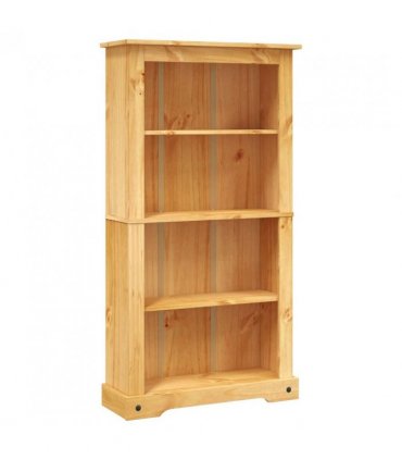 vidaXL 4-Tier Bookcase Mexican Pine Corona Range 80x29x150 cm