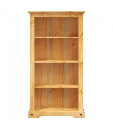 vidaXL 4-Tier Bookcase Mexican Pine Corona Range 80x29x150 cm