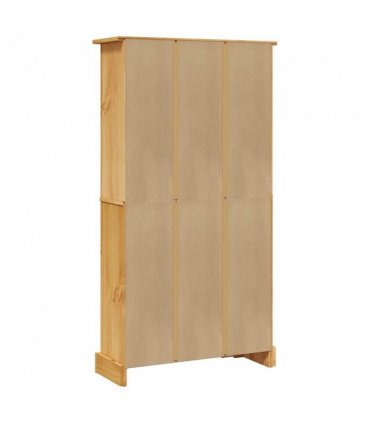 vidaXL 4-Tier Bookcase Mexican Pine Corona Range 80x29x150 cm