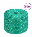 vidaXL Boat Rope Green 10 mm 50 m Polypropylene