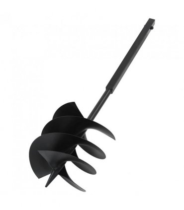 vidaXL Ground Drill with Handle 250 mm with Extension Tube 12 m Steel