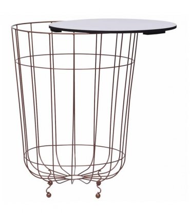 vidaXL Coffee Table Gold Ø 40 cm
