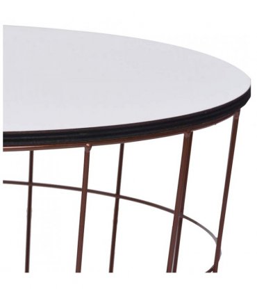 vidaXL Coffee Table Gold Ø 40 cm