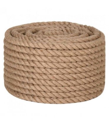 vidaXL Rope 100% Jute 20 mm 100 m