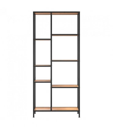 vidaXL Book Shelf 80x30x180 cm Steel and Engineered Wood