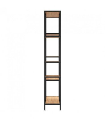 vidaXL Book Shelf 80x30x180 cm Steel and Engineered Wood