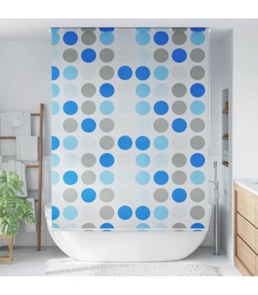 vidaXL Shower Roller Blind 140x240 cm Circle