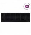 vidaXL Stair Treads 5 pcs 25x75 cm Rubber
