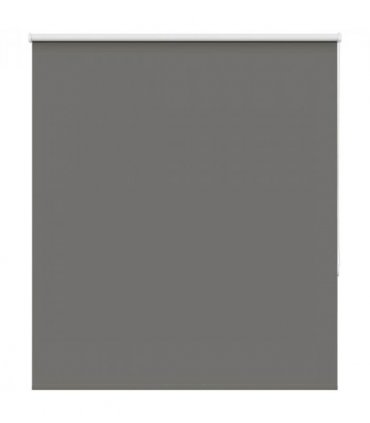 vidaXL Roller Blind Blackout Grey 125x175 cm Fabric Width 121.6 cm Polyester