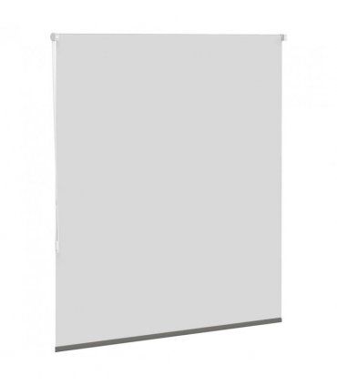 vidaXL Roller Blind Blackout Grey 125x175 cm Fabric Width 121.6 cm Polyester