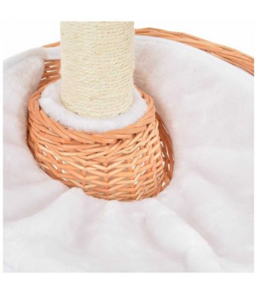 vidaXL Cat Tree with Sisal Scratching Post Natural Willow Wood