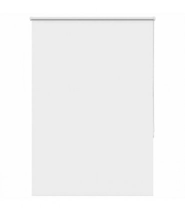 vidaXL Roller Blind Blackout White 100x150 cm Fabric Width 95.7 cm Polyester