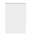 vidaXL Roller Blind Blackout White 100x150 cm Fabric Width 95.7 cm Polyester
