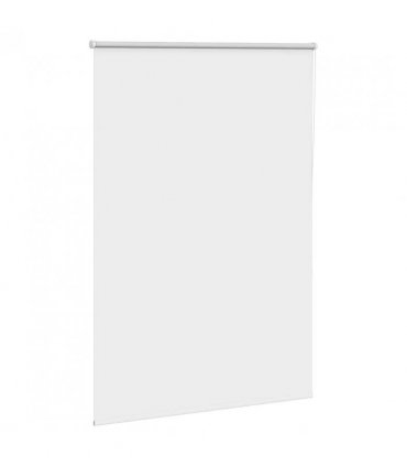 vidaXL Roller Blind Blackout White 100x150 cm Fabric Width 95.7 cm Polyester