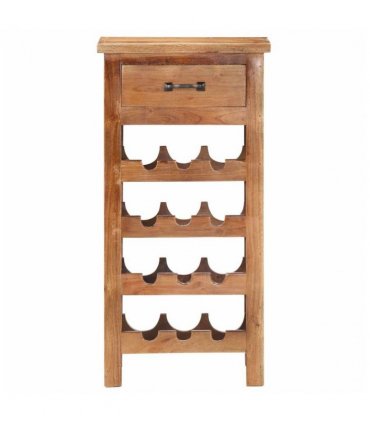 vidaXL Wine Cabinet 40x30x80 cm Solid Acacia Wood