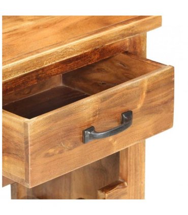 vidaXL Wine Cabinet 40x30x80 cm Solid Acacia Wood