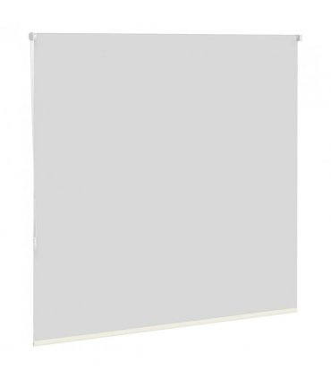 vidaXL Roller Blind Blackout Off White 150x130 cm Fabric Width 146.6 cm Polyester