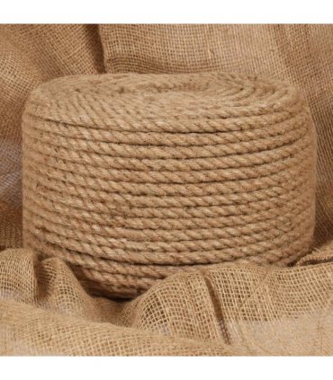 vidaXL Jute Rope 25 m Long 10 mm Thick