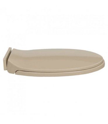 vidaXL Soft-Close Toilet Seat Beige Oval